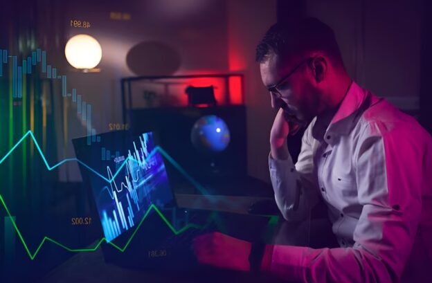 Professional analyzing unstable data dashboards highlighting the data observability gap in monitoring data systems