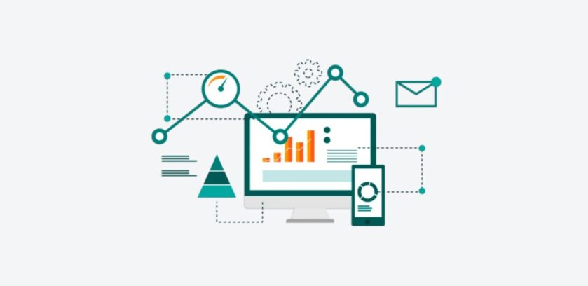 Digital analytics dashboard illustrating the cost of poor data governance through disconnected systems, performance metrics, and business data management.